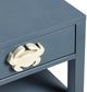 Crestview Collection Crab Island Blue Chairside Table-3
