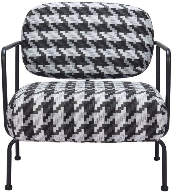 Zuo® Modern Ulet Black/White Accent Chair-1