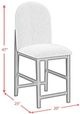 Elements International Portland Black/Gray Bar Stool-2