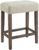 Elements International Oak Lawn 4-Piece Gray Bar Table Set-3