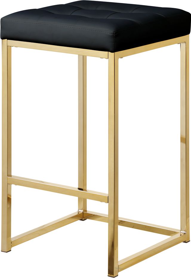 Meridian Furniture Nicola Black Faux Leather Counter Stool-0