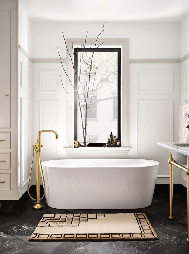 Moen® Colinet™ Brushed Gold One-Handle Tub Filler with Hand Shower-2