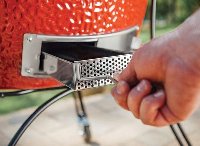 Kamado Joe® Classic Joe® ll 47" Red Freestanding Charcoal Grill-4