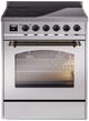 Ilve® Nostalgie II Series 30" Stainless Steel Pro Style Induction Range-0