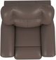 La-Z-Boy® Jasper Dark Brown Leather Power Rocking Recliner with Headrest-4
