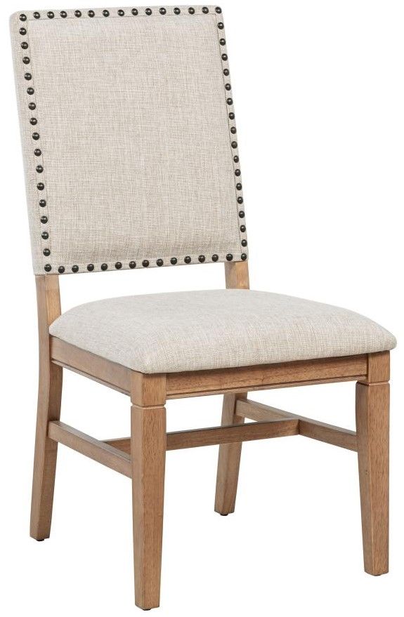 Coaster® Middleton 6-Piece Beige/Natural Extension Leaf Dining Set-2