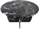 Meridian Furniture Formentera Black Marble Coffee Table-1