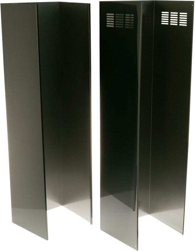 GE® Black Stainless Steel Ceiling Duct Cover Kit-1