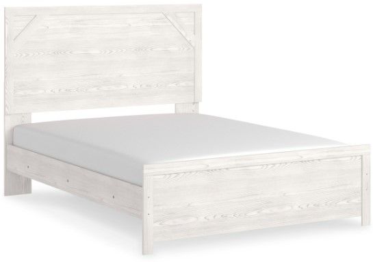 Signature Design by Ashley® Gerridan 3-Piece Gray/White Queen Panel Bed Set-1