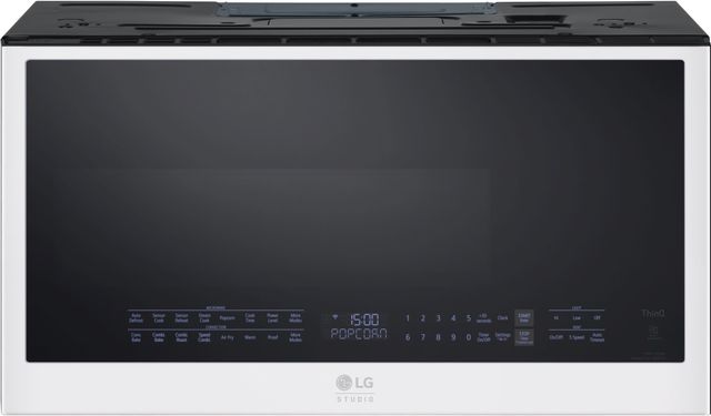 LG Studio 1.7 Cu. Ft. Essence White Over the Range Microwave -1