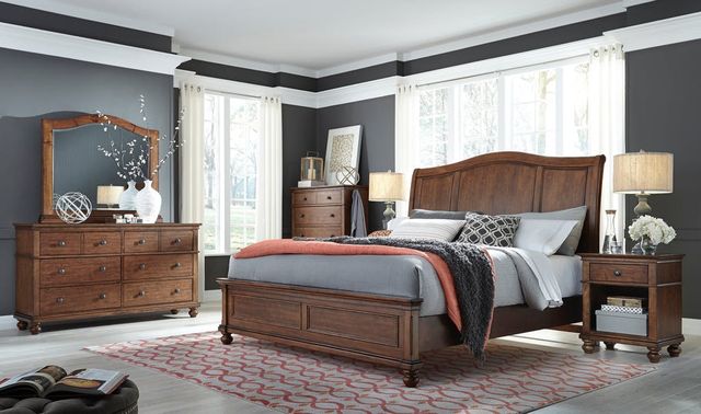aspenhome® Oxford Whiskey Brown Mirror-3