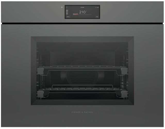 Fisher & Paykel Series 11 Minimal 30" Grey Glass Combination Steam Oven-0