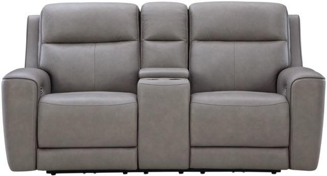 Signature Design by Ashley® Coin Power Reclining Loveseat with Console and Adjustable Headrest-1