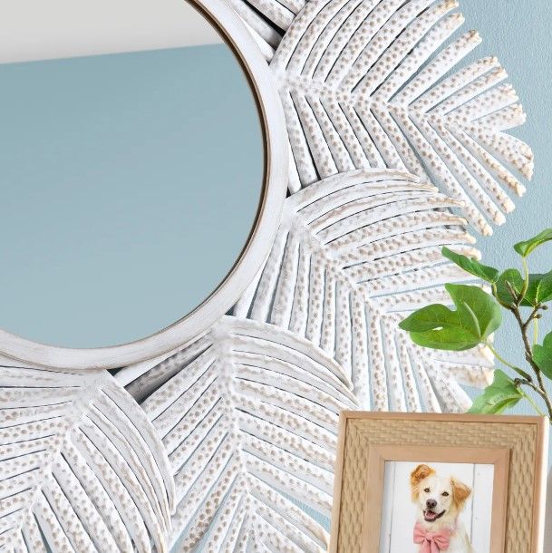 Crestview Collection Miramar White Mirror-2