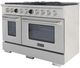 Kucht Professional KX Series 48" Stainless Steel Pro Style Dual Fuel Range with Kucht Horus Thermostat-4