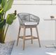 Armen Living Tutti Frutti Aged Teak/Grey Indoor Outdoor Bar Stool-4