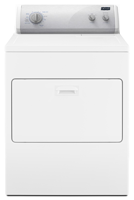 Crosley® 7.0 Cu. Ft. White Front Load Gas Dryer | Roby's Furniture