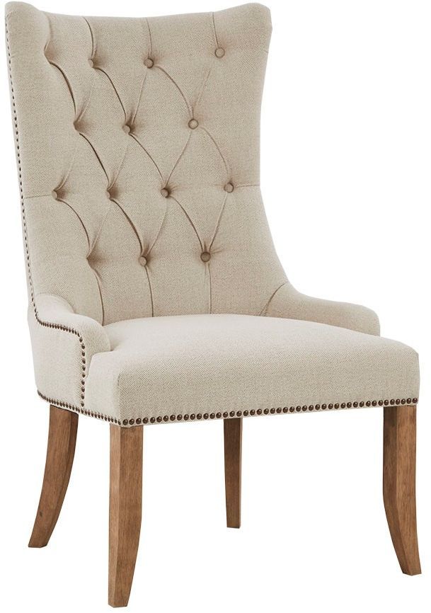 Olliix by Madison Park Cream Lucas Accent Chair-1