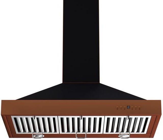 ZLINE Designer Series 36" Oil-Rubbed Bronze and Copper Wall Mount Range Hood-4