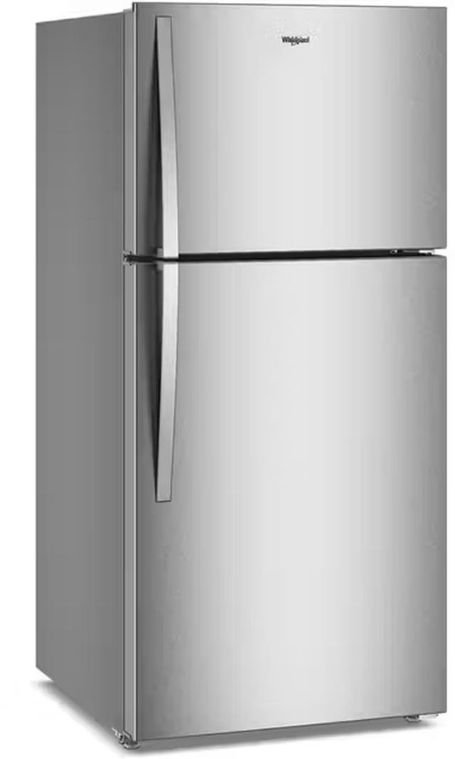 Whirlpool® 30" 19.3 Cu. Ft. Fingerprint Resistant Stainless Finish Top Freezer Refrigerator with Total Coverage Cooling-2
