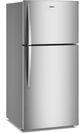 Whirlpool® 30" 19.3 Cu. Ft. Fingerprint Resistant Stainless Finish Top Freezer Refrigerator with Total Coverage Cooling-2
