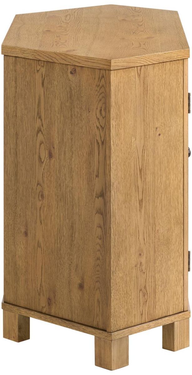 Martin Svensson Prairie Oak Panel Door Corner TV Stand-3