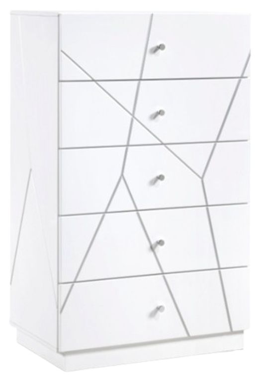 Homelegance® Orlo High Gloss White Chest-0
