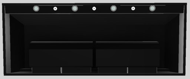 Vent-A-Hood® Designer Series 60" Black Wall Mounted Range Hood-1