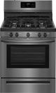 Frigidaire® 30" Black Stainless Steel Free Standing Gas Range-0