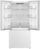 Midea® 30" 18.4 Cu. Ft. White French Door Refrigerator With Recessed Handles-2