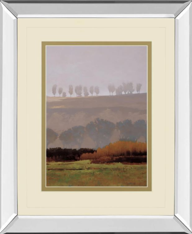 Classy Art Brown Trees Above The River by M. Bohne Wall Art-0