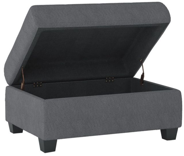 Mazin Furniture Maston Dark Gray Storage Ottoman-1