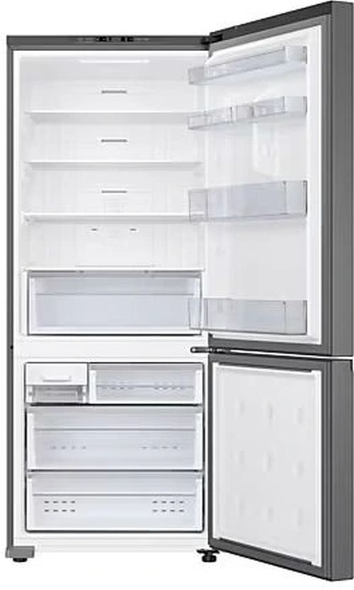 Samsung 28” 15 Cu. Ft. Silver Counter Depth Bottom Freezer Refrigerator-1