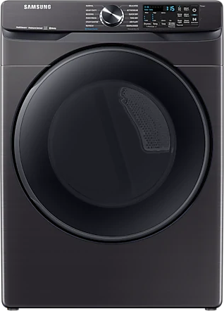 Samsung 7.5 Cu.ft Black Stainless Steel Front Load Electric Dryer-0
