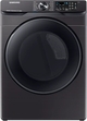 Samsung 7.5 Cu.ft Black Stainless Steel Front Load Electric Dryer-0