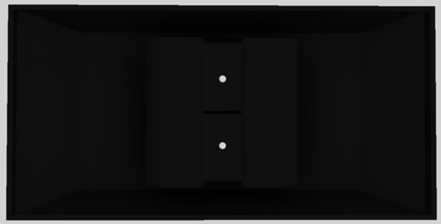 Vent-A-Hood® 60" Black Euro-Style Island Range Hood-2