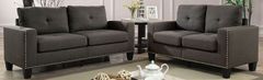 Furniture of America® Attwell 2 Piece Gray Loveseat and Sofa