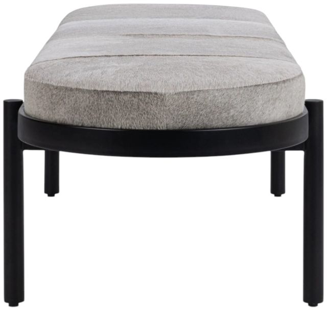 Classic Home Evelyn Sparrow Gray Accent Bench-3