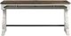 Intercon Drake French Oak Sofa Bar Table with Rustic Gray Base-2