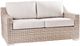 Enclover Tulip Birds Eye/Driftwood Loveseat-0