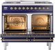 Ilve® Nostalgie II Series 40" Midnight Blue Pro Style Dual Fuel Range-1
