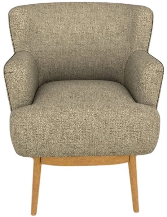 Best® Home Furnishings Customizable Kelida Swivel Chair with Honey Birch Legs-1