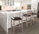 American WoodCrafters Siri Brown 26" Leather Bar Stool-2