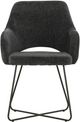 Primo™ International Chaise 2-Piece Duda Black Dining Arm Chair Set-2