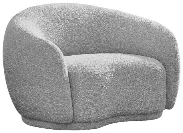 Meridian Furniture Hyde Grey Boucle Chair-0