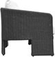 TOV Furniture Alexa Black/Cream White Linen/Rattan Outdoor Sofa-4