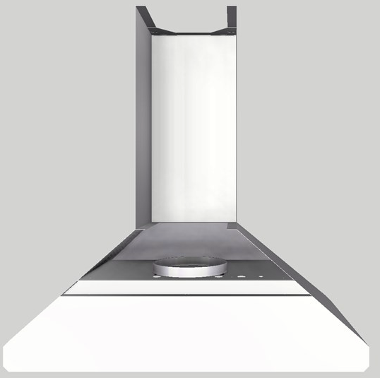 Vent-A-Hood® 36" White Wall Hood-1