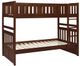 Mazin Furniture Rowe Cherry Twin/Twin Youth Bunk Bed-0