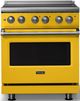 Viking® 5 Series 30" Daffodil Pro Style Electric Range with Polished Chrome Trim-0