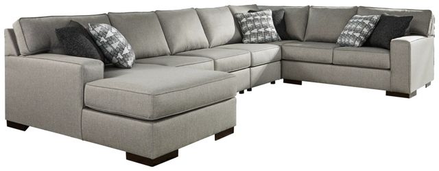 Benchcraft® Marsing Nuvella 6-Piece Slate Living Room Set-1